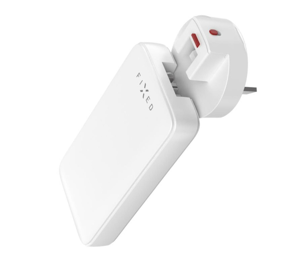 FIXED Płaska Ładowarka Sieciowa Slim Traveler GaN 65W 2x USB-C FIXCG65S-CUD-WH - 1338549 - zdjęcie 2